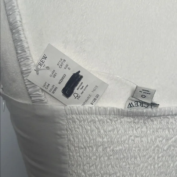 NWT / J.crew factory Corset midi dress with contrast trim - Picture 4 of 5